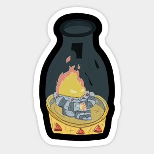 Adventure Time - Flame King Prison Sticker